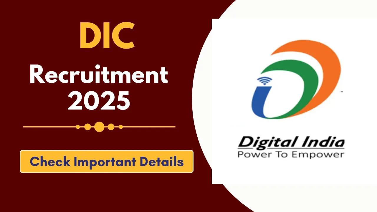 DIC Recruitment 2025