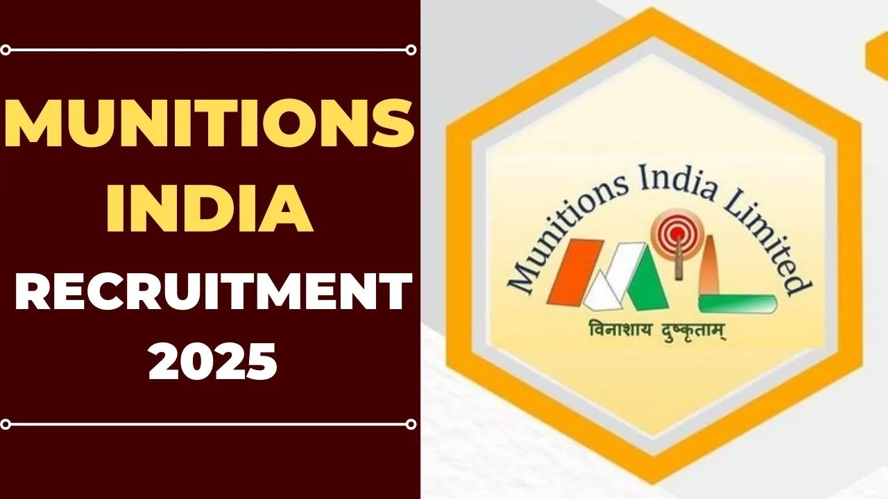 Munitions India Recruitment 2025