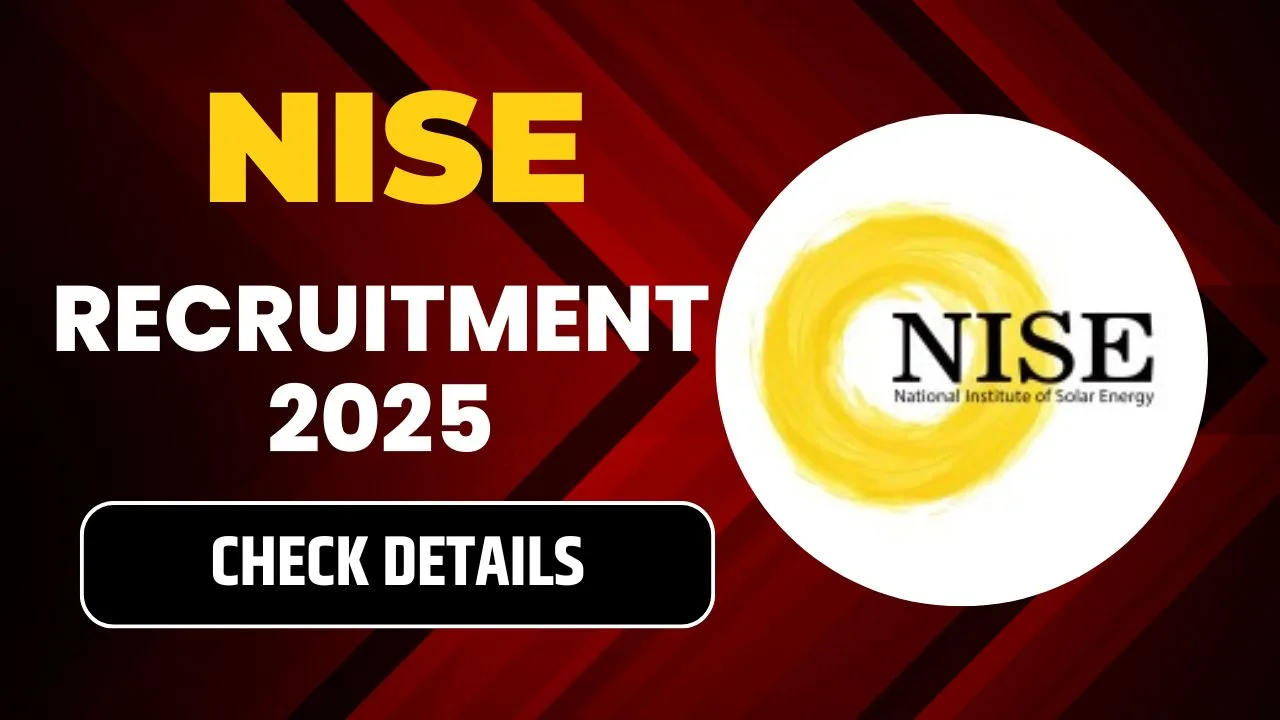 NISE Recruitment 2025