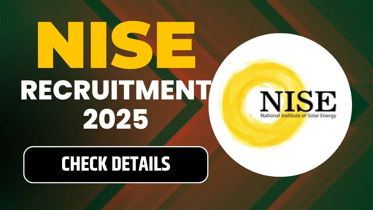 NISE Recruitment 2025