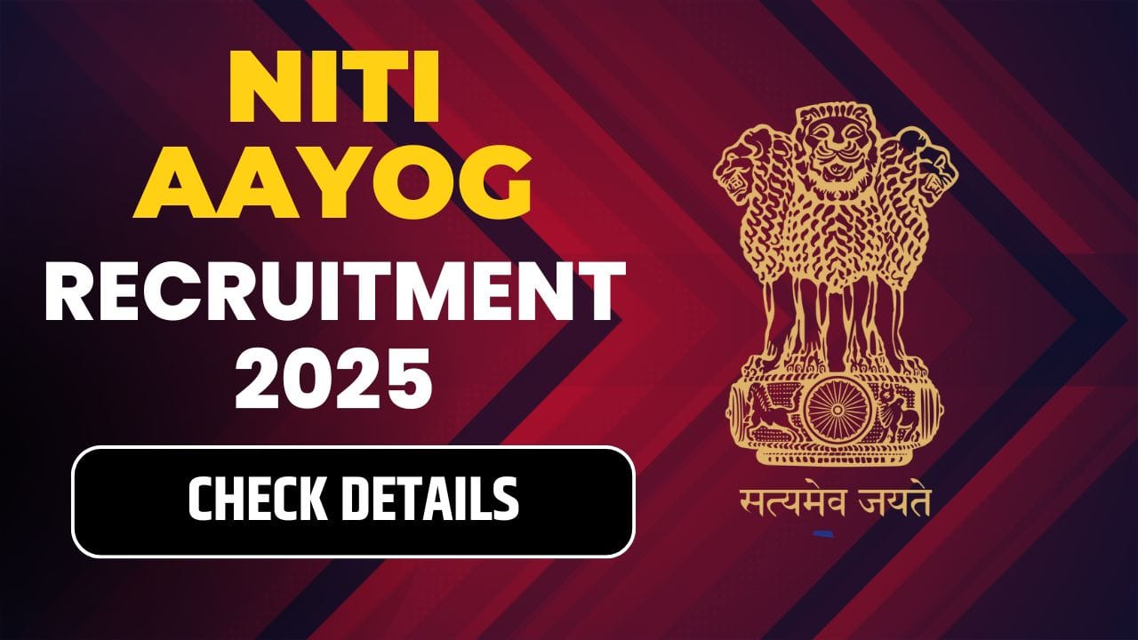 NITI Aayog Recruitment 2025