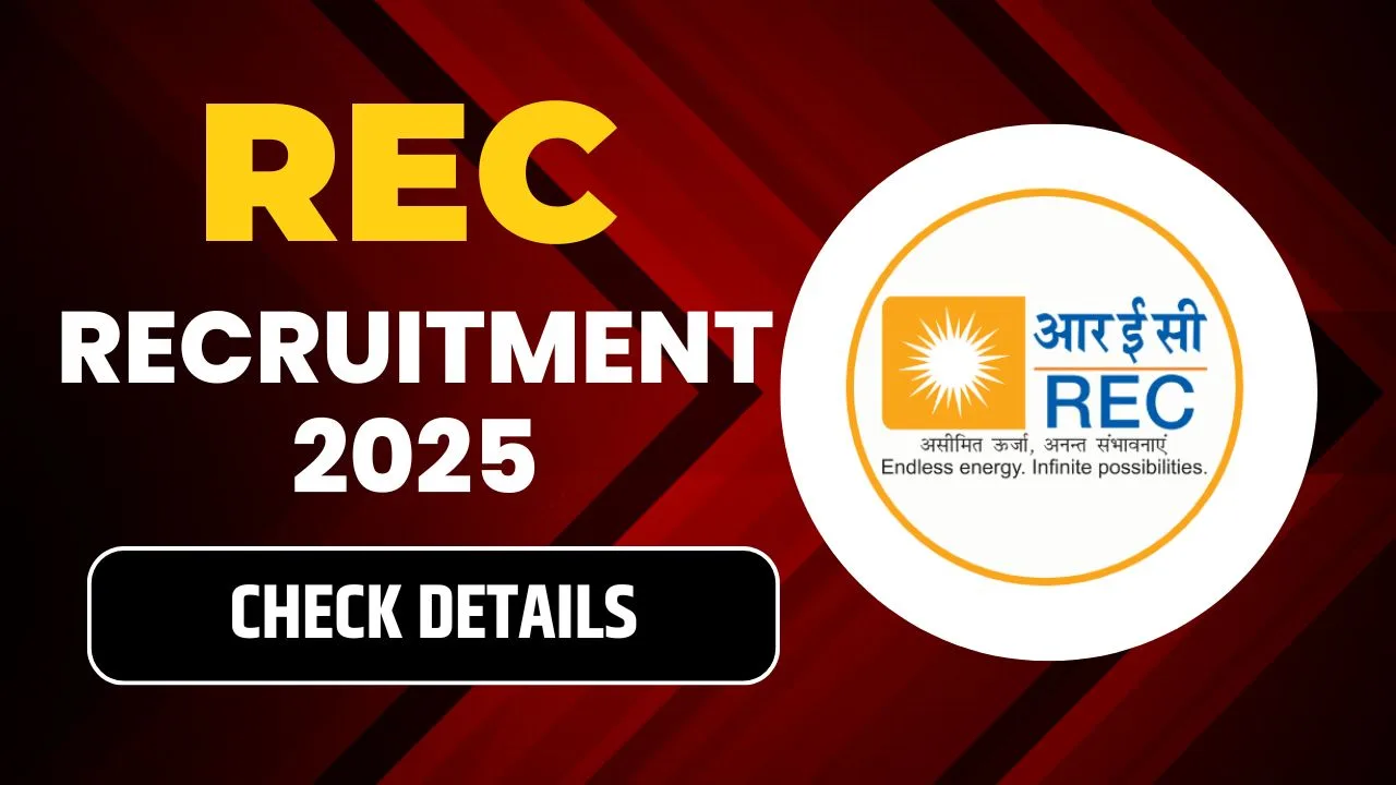 REC Recruitment 2025