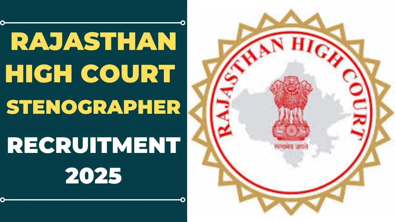 Rajasthan High Court Stenographer Recruitment 2025
