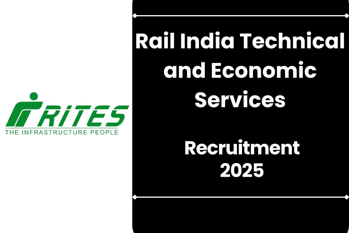 RITES Limited Recruitment 2025 for 18 Post - Check Eligibility Criteria & Apply Online Process