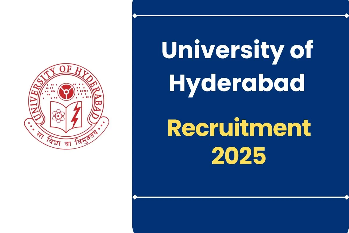 University of Hyderabad Faculty Recruitment 2025 Apply for 40 Teaching Vacancies